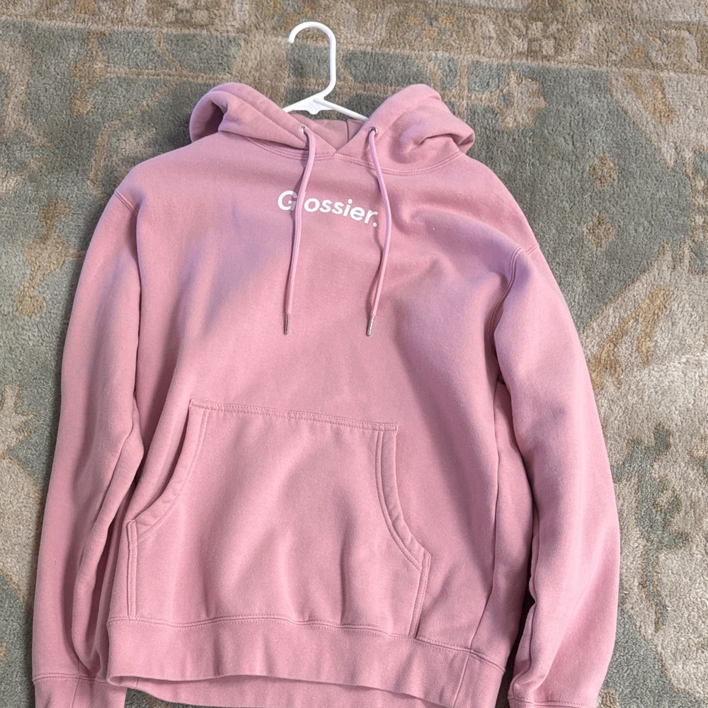 Glossier Blush Pink Hoodie